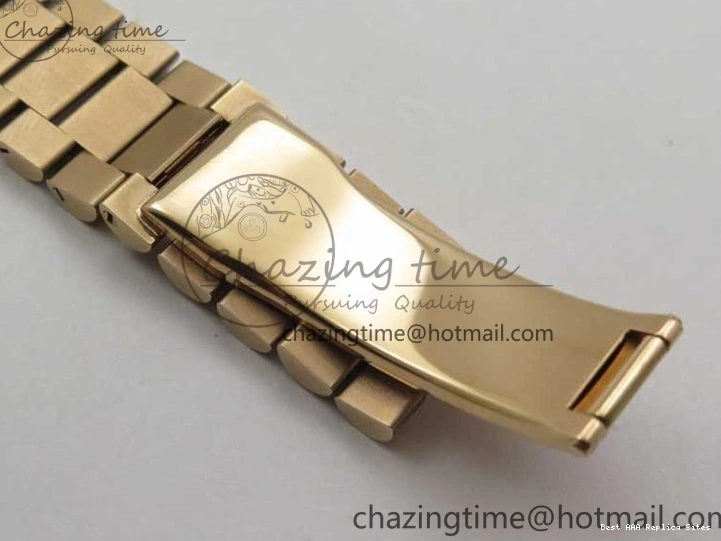 Best AAA Replica Sites A 228239 New 904 Dial on 40mm RG President QuickDry Dial BP Brown 2824 Bracelet Roman Day-Date RG Version 0110